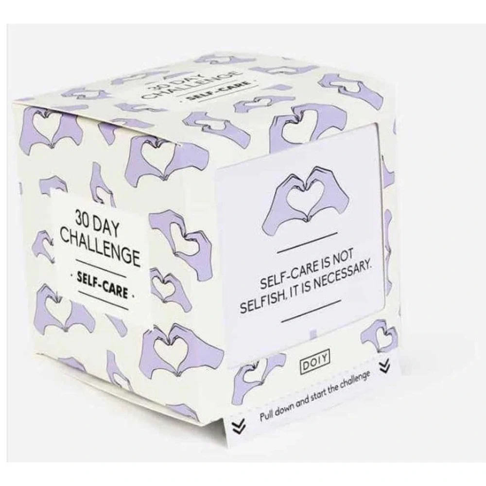 DOXY 30 Day Challenge Self Care Box Wellness Activities Daily Prompts Resolution
